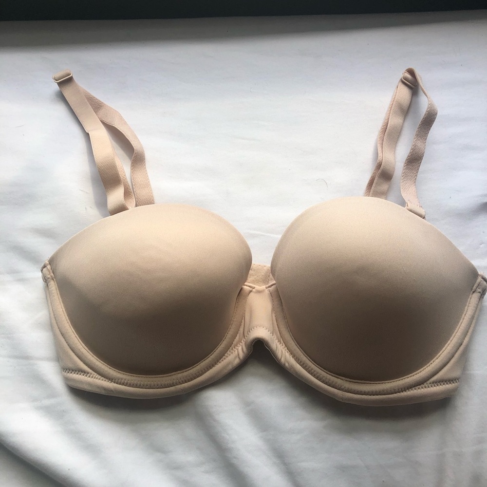 30D strapless multi way lightly lined unpadded bra